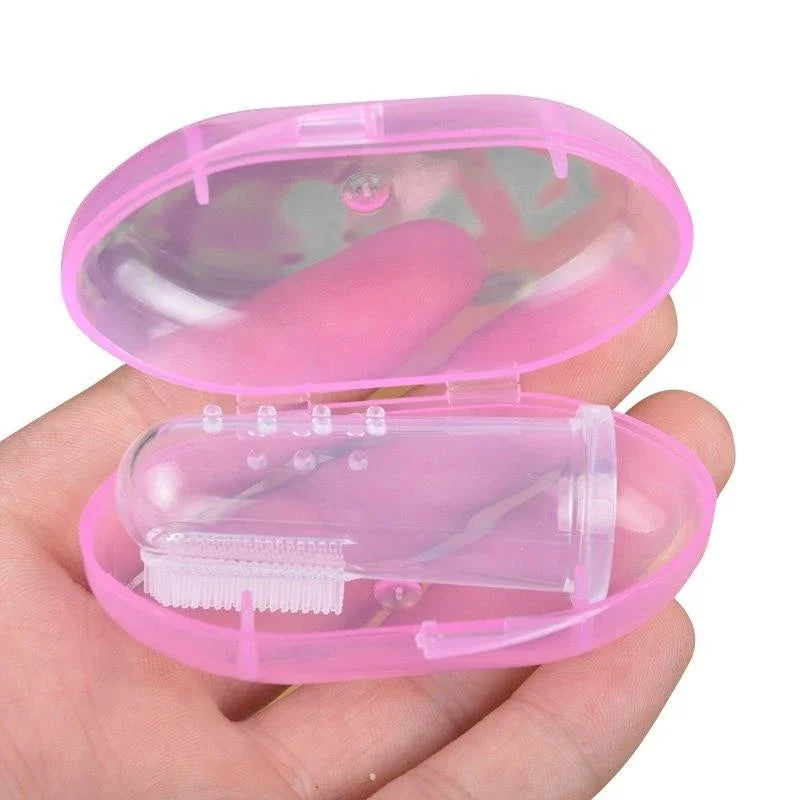 Brosse à dents à doigt en silicone