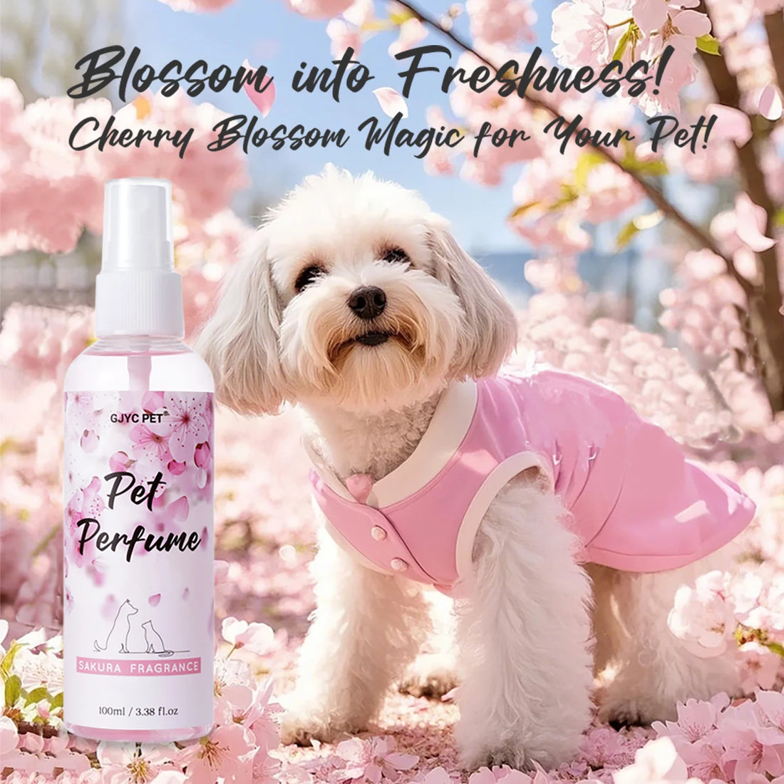 Parfum Sakura pour chien et chat