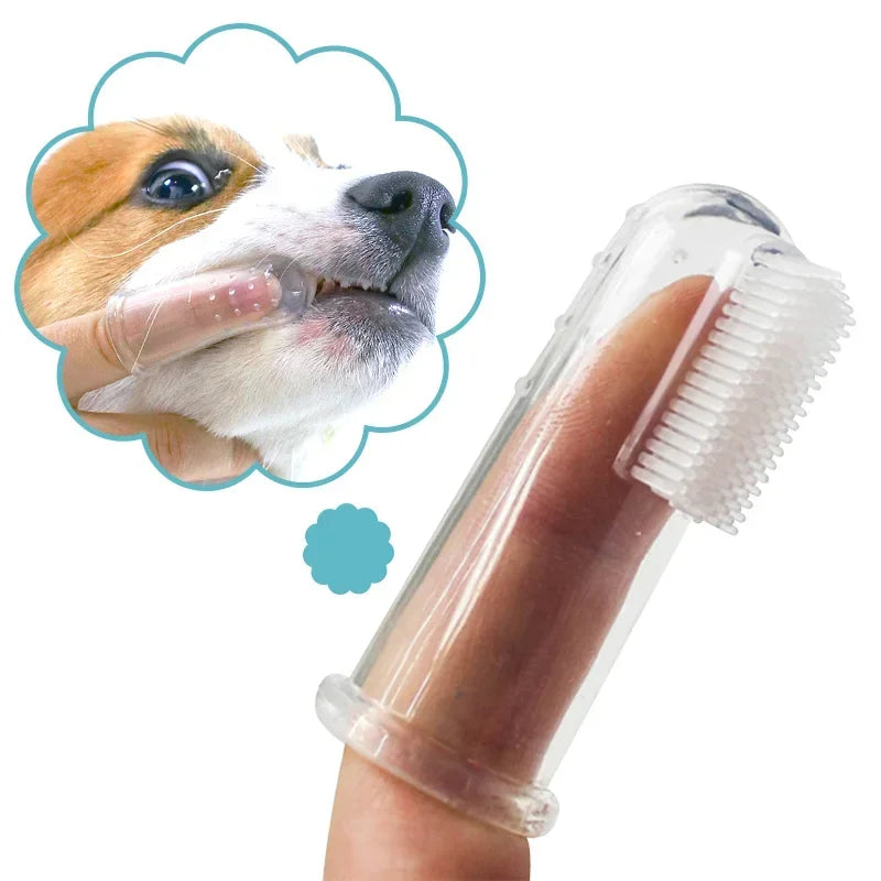 Brosse à dents à doigt en silicone