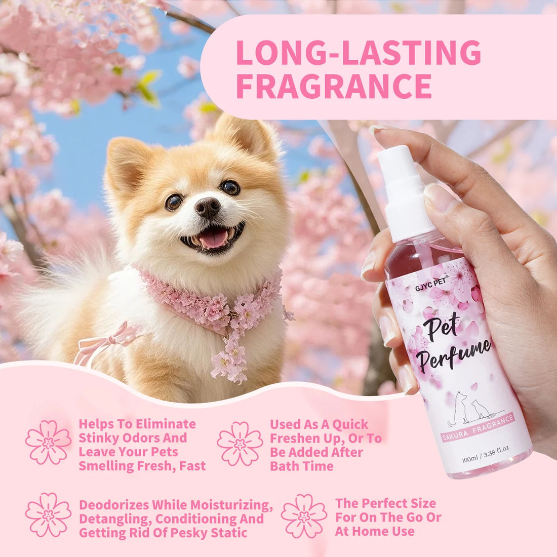 Parfum Sakura pour chien et chat