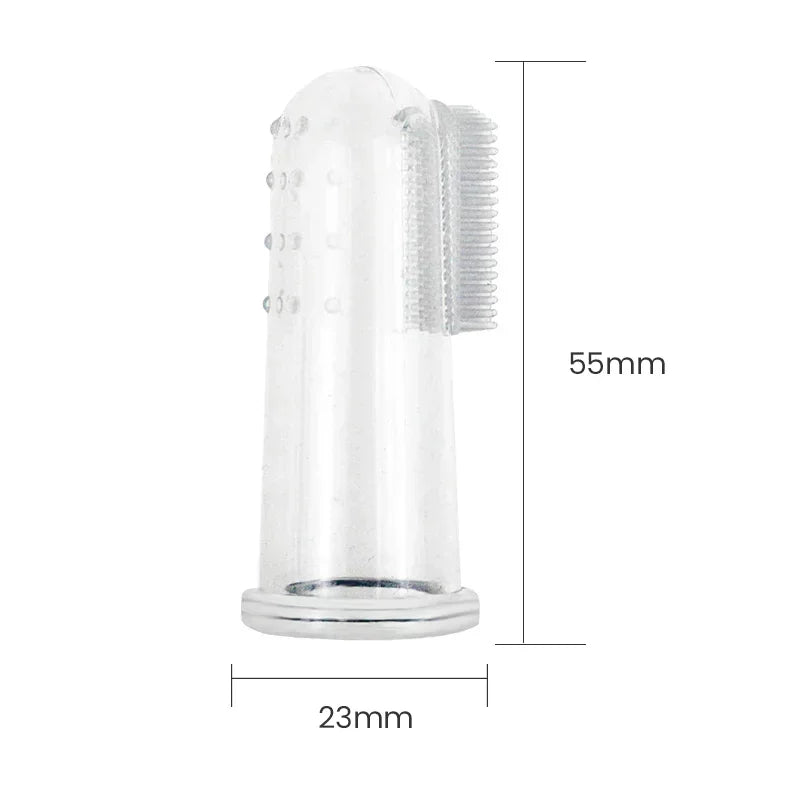 Brosse à dents à doigt en silicone