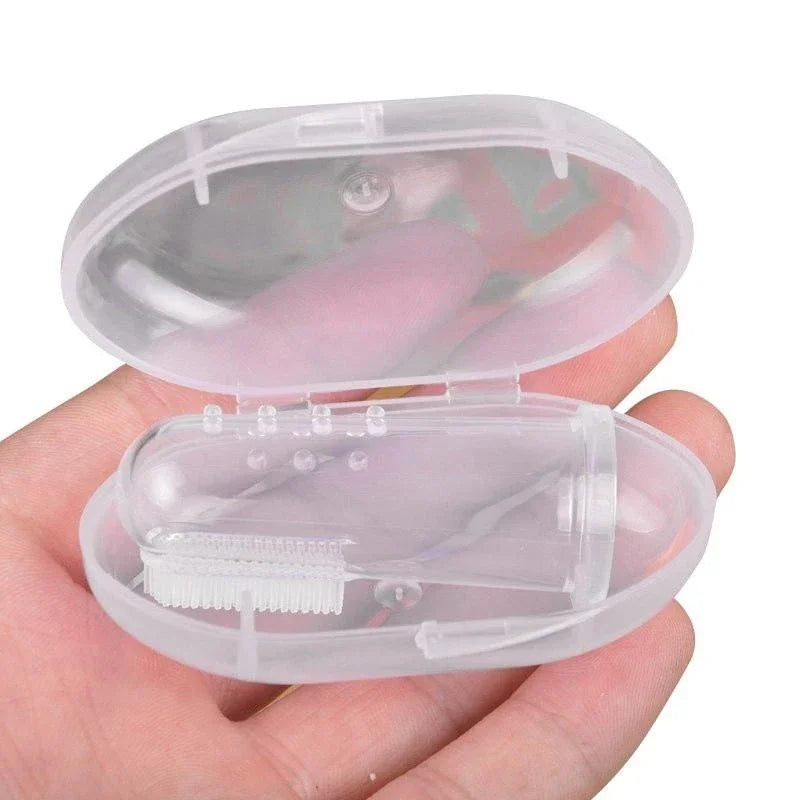 Brosse à dents à doigt en silicone