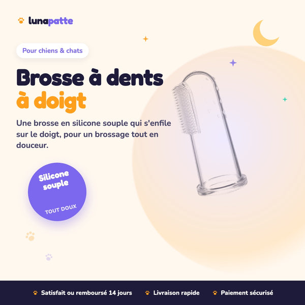 Brosse à dents à doigt en silicone